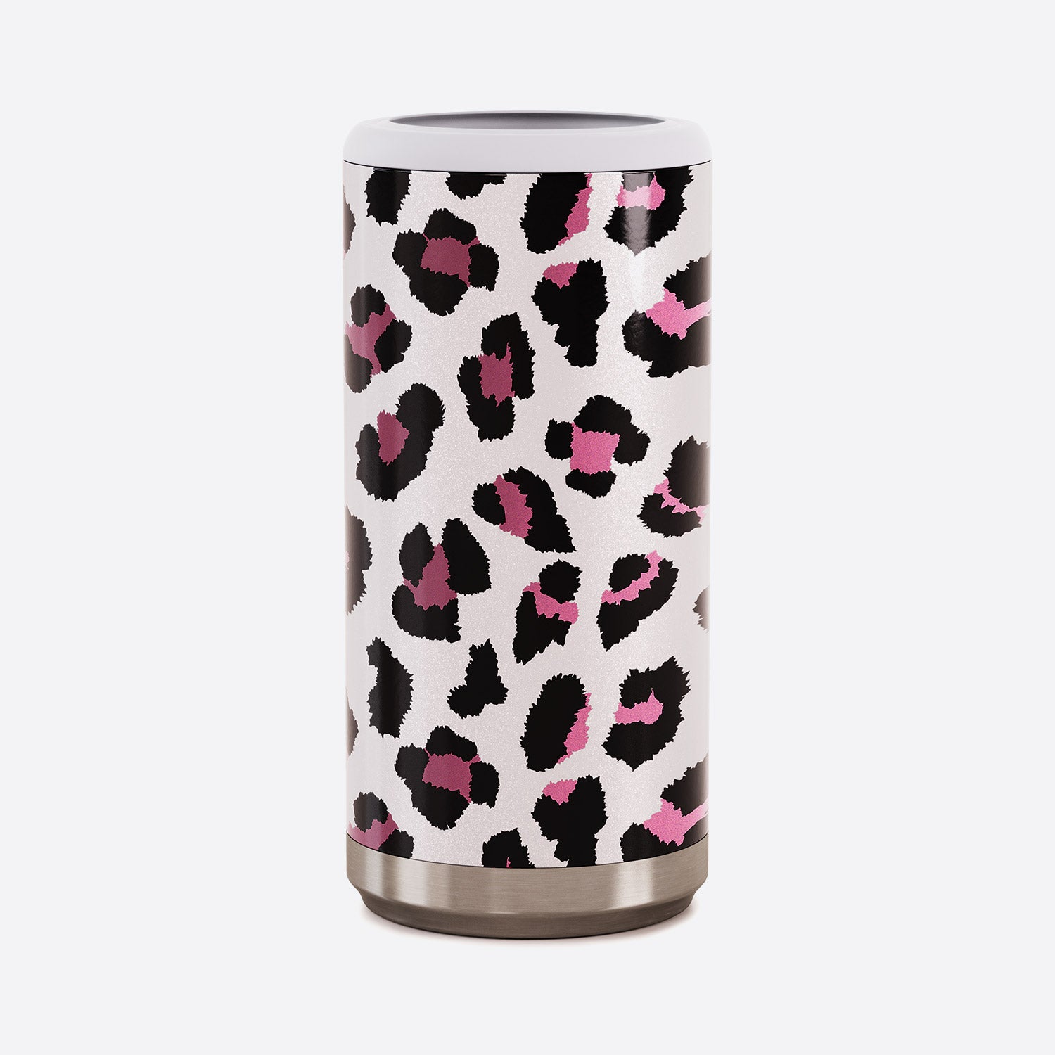 Maars Skinny Can Cooler (Glitter) WINE MAKES ME HAPPY – On Demand Press